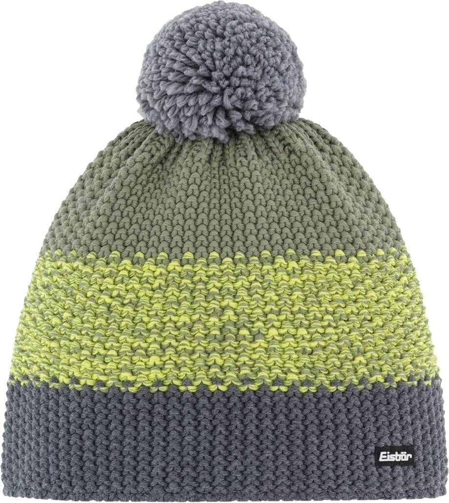 Beanie Eisbär Star Pompon Beanie Anthracite/Light Yellow/Misty Forest UNI Beanie