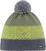 Boné de exterior, aquecedor de pescoço Eisbär Star Pompon Beanie Anthracite/Light Yellow/Misty Forest UNI Boné de exterior, aquecedor de pescoço