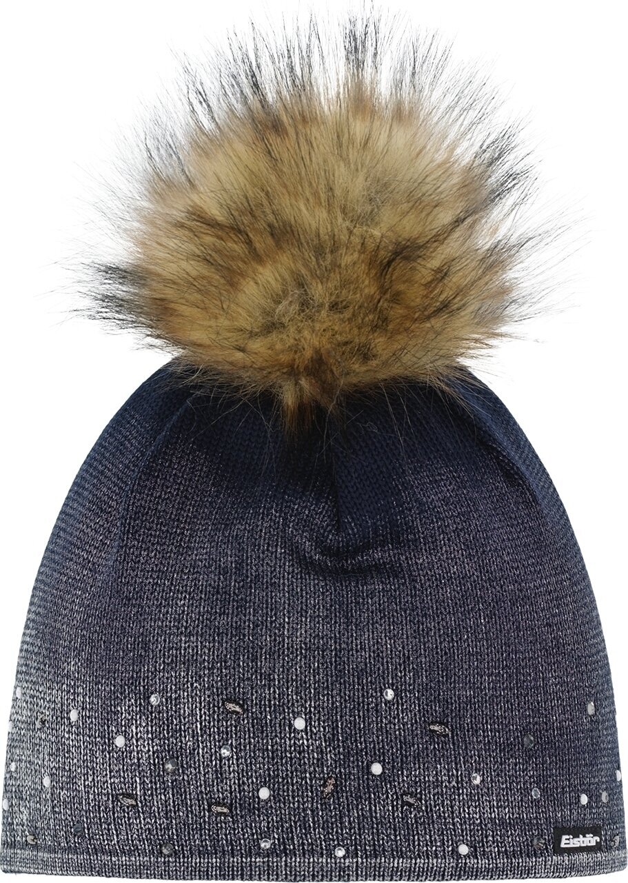 Căciulă Eisbär Dip Dye Lux Crystal Beanie Dark Kobalt/Brushed Silver/Real UNI Căciulă