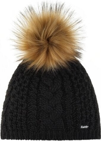 Utomhuskeps, halsvärmare Eisbär Afra Lux Beanie Black/Real UNI Utomhuskeps, halsvärmare