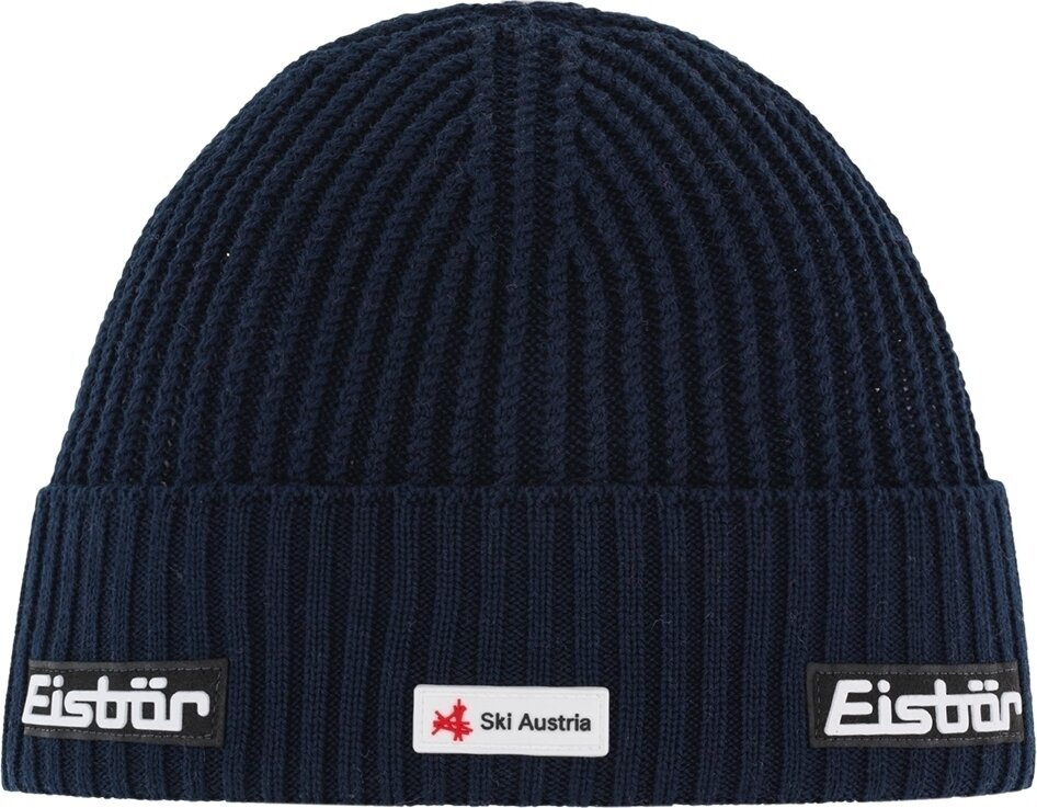 Ulkoilulakki, kaulanlämmitin Eisbär Nordic SKA Beanie Midnight Blue UNI Ulkoilulakki, kaulanlämmitin