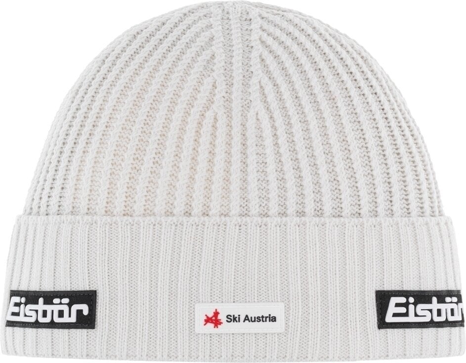 Boné de exterior, aquecedor de pescoço Eisbär Nordic SKA Beanie White UNI Boné de exterior, aquecedor de pescoço