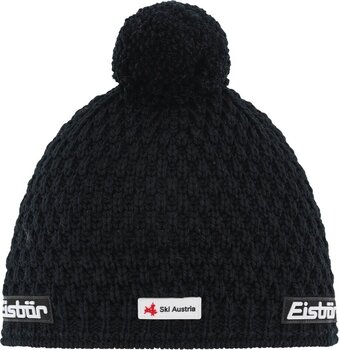 Ulkoilulakki, kaulanlämmitin Eisbär Trail Pompon SKA Beanie Black UNI Ulkoilulakki, kaulanlämmitin - 1