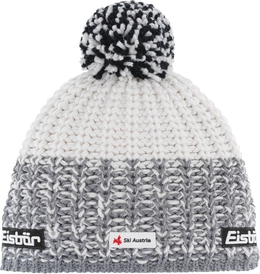 Kapa Eisbär Refocus Pompon SKA Beanie Grey/White/White UNI Kapa