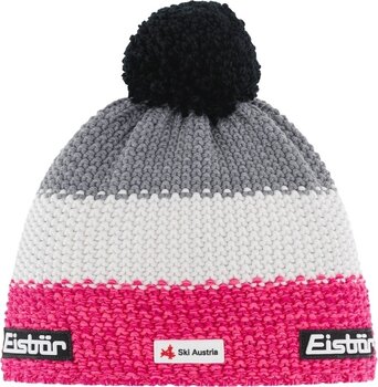 Mütze Eisbär Star Pompon SKA Beanie Flecked Pink/White/Grey UNI Mütze - 1