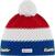 Utomhuskeps, halsvärmare Eisbär Star Pompon SKA Beanie Lapis Blue/White/Red UNI Utomhuskeps, halsvärmare