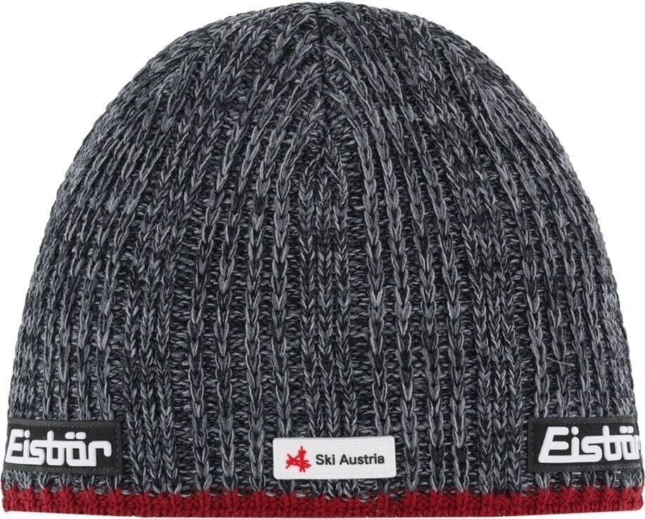 Mütze Eisbär Rene SKA Beanie Burgundy/Grafity Grey UNI Mütze