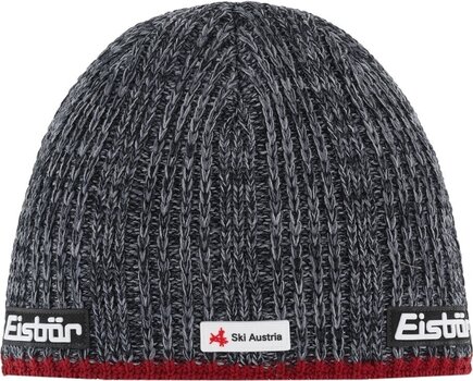 Mütze Eisbär Rene SKA Beanie Burgundy/Grafity Grey UNI Mütze - 1