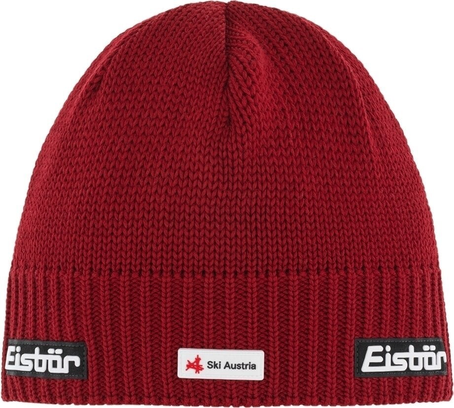 Ulkoilulakki, kaulanlämmitin Eisbär Trop XL SKA Beanie Burgundy UNI Ulkoilulakki, kaulanlämmitin