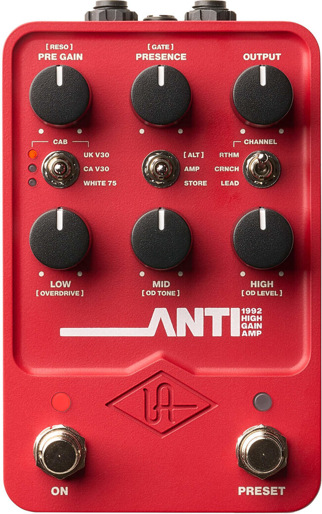 ギター Universal Audio ANTI 1992 High Gain Amp Universal Audio ANTI 1992 High Gain Amp Гітарний підсилювач - Muziker