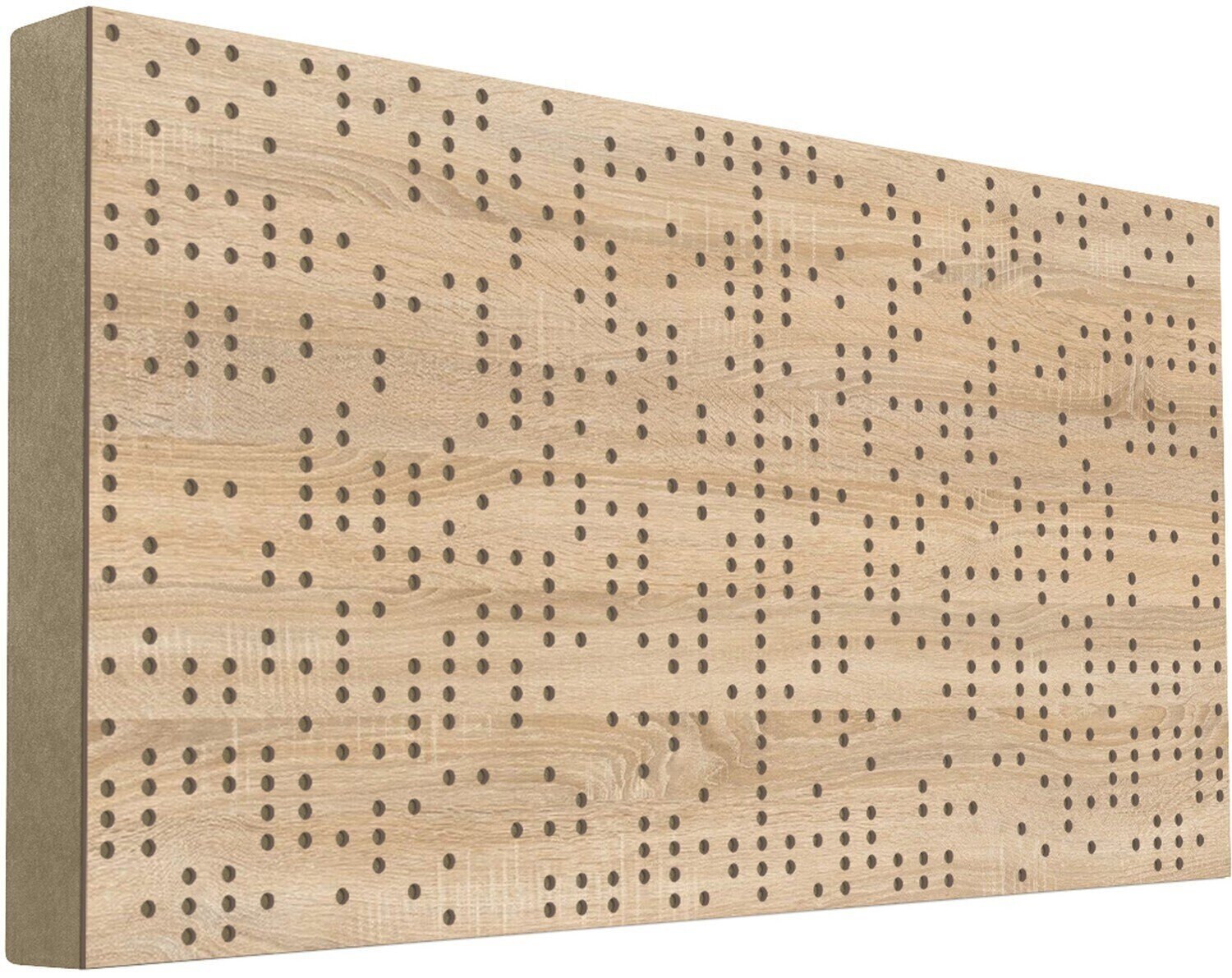 Absorbent wood panel Mega Acoustic FiberPRO120 Binary Diffuser Sonoma Oak/Beige Absorbent wood panel