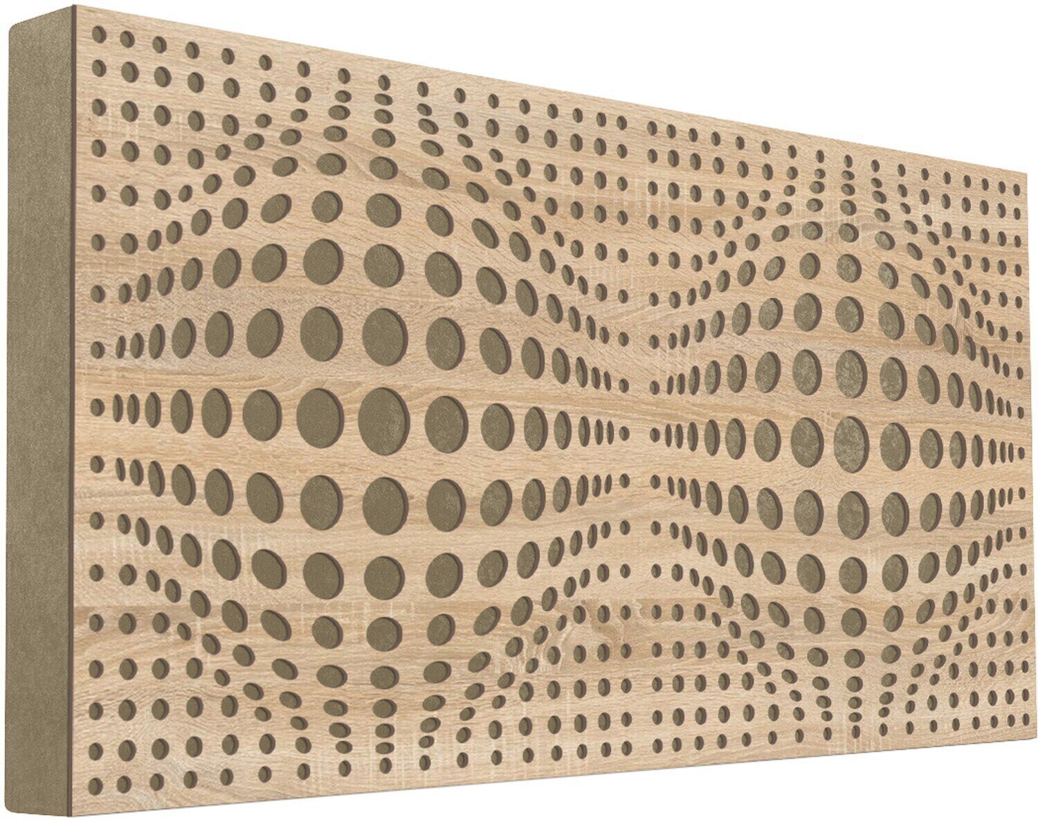 Absorbent wood panel Mega Acoustic FiberPRO120 AcouSphere Sonoma Oak/Beige Absorbent wood panel