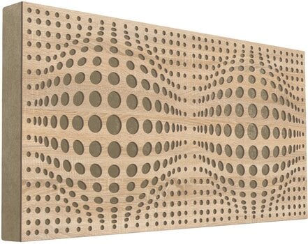 Absorpční dřevěný panel Mega Acoustic FiberPRO120 AcouSphere Sonoma Oak/Beige Absorpční dřevěný panel - 1