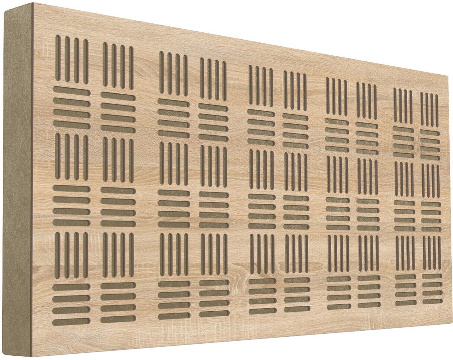 Absorpčný drevený panel Mega Acoustic FiberPRO120 Bean Sonoma Oak/Beige Absorpčný drevený panel