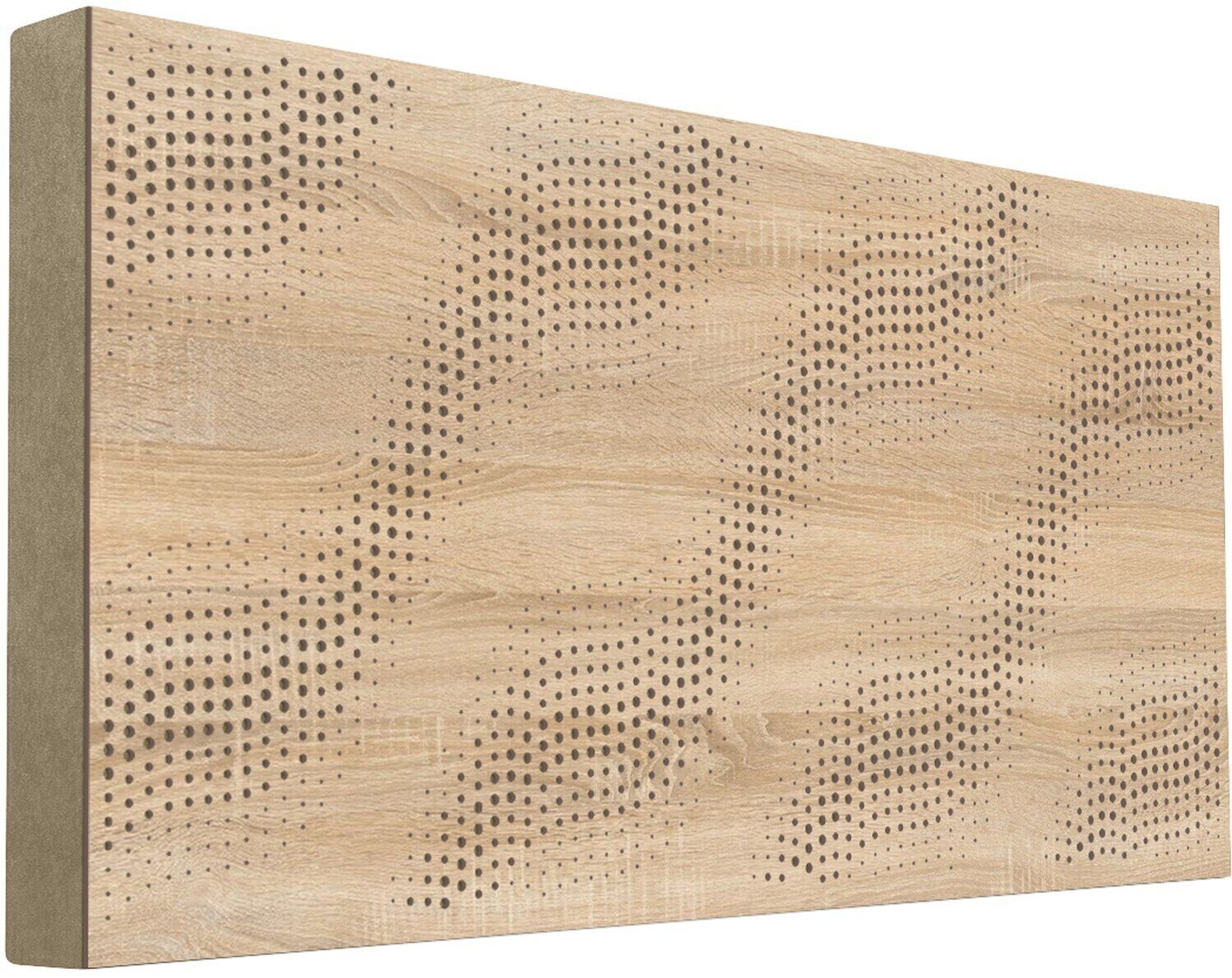 Absorbent wood panel Mega Acoustic FiberPRO120 SineWave Sonoma Oak/Beige Absorbent wood panel