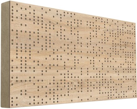 Absorbent wood panel Mega Acoustic FiberPRO120 Binary Diffuser Negative Sonoma Oak/Beige Absorbent wood panel - 1