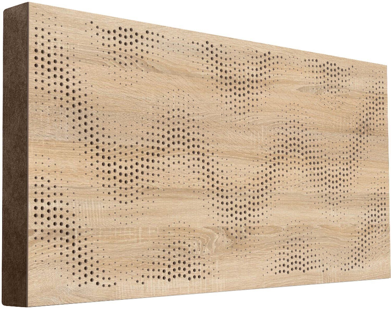 Absorpční dřevěný panel Mega Acoustic FiberPRO120 Sinus Sonoma Oak/Brown Absorpční dřevěný panel