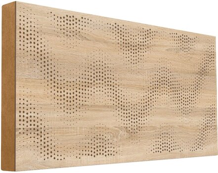 Panneau de bois absorbant Mega Acoustic FiberPRO120 Sinus Sonoma Oak/Light Brown Panneau de bois absorbant - 1