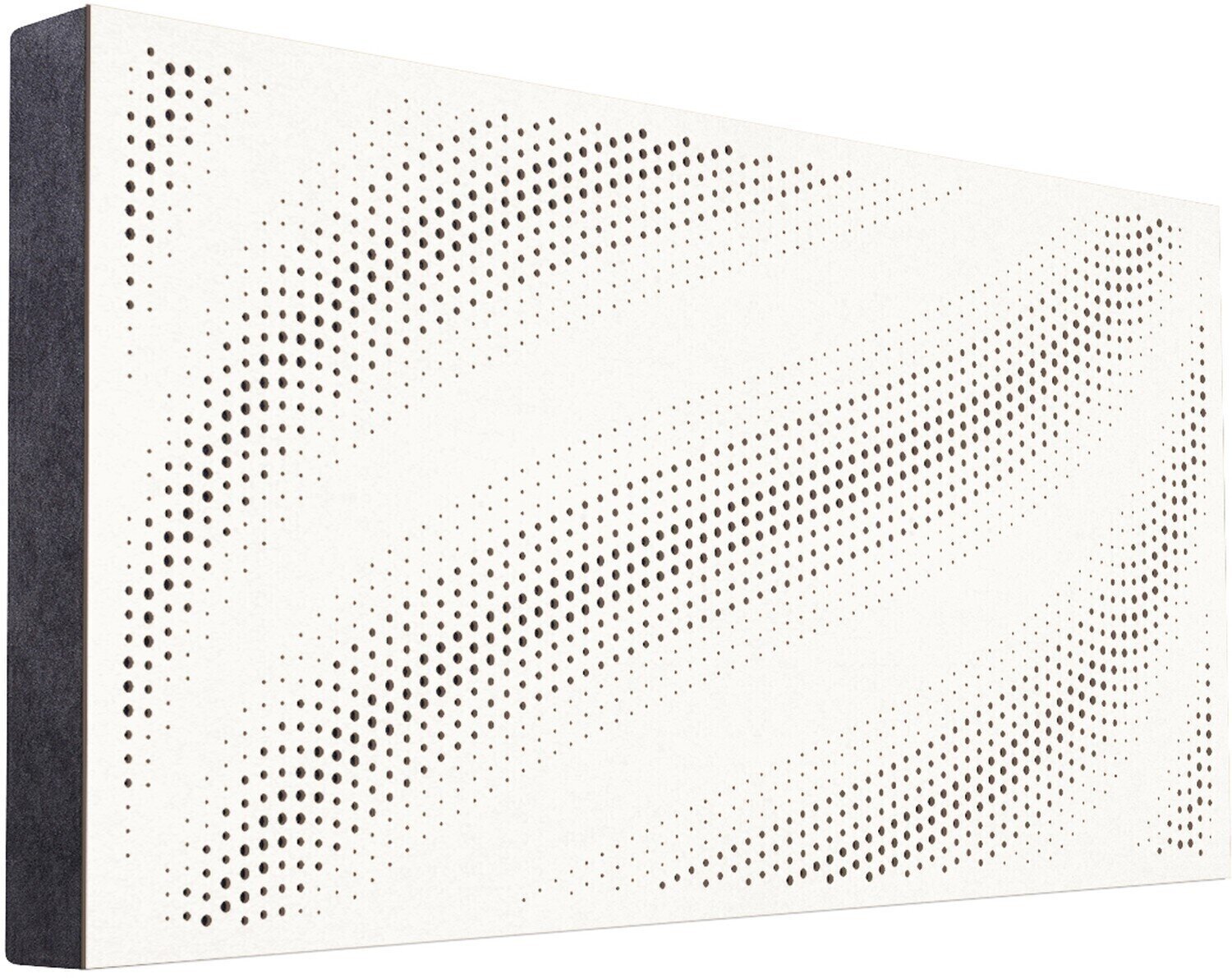 Panneau de bois absorbant Mega Acoustic FiberPRO120 Tangens White/Black Panneau de bois absorbant