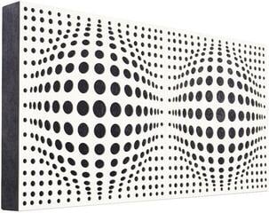 Chłonny panel z drewna Mega Acoustic FiberPRO120 AcouSphere White/Black Chłonny panel z drewna (Jak nowe)