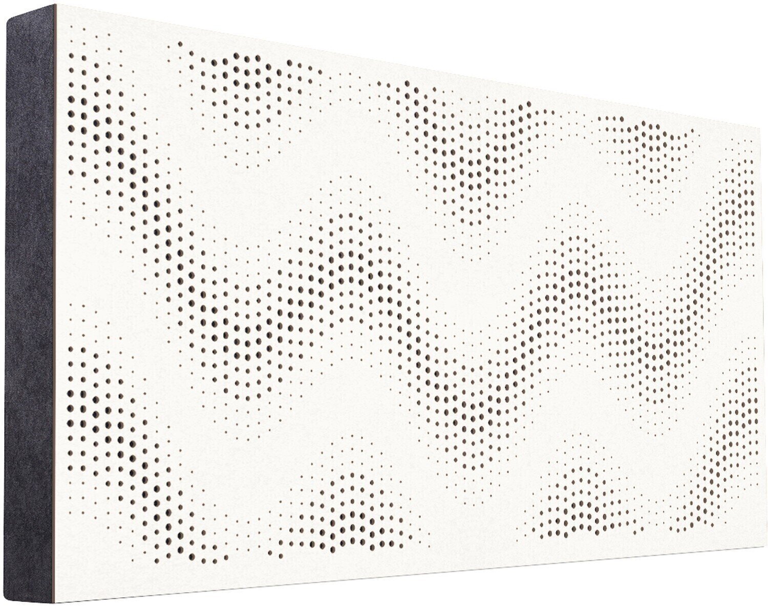 Absorptiepaneel hout Mega Acoustic FiberPRO120 Sinus White/Black Absorptiepaneel hout