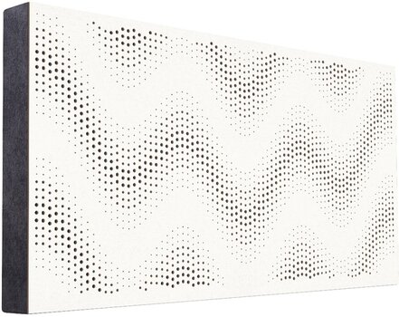 Panneau de bois absorbant Mega Acoustic FiberPRO120 Sinus White/Black Panneau de bois absorbant - 1