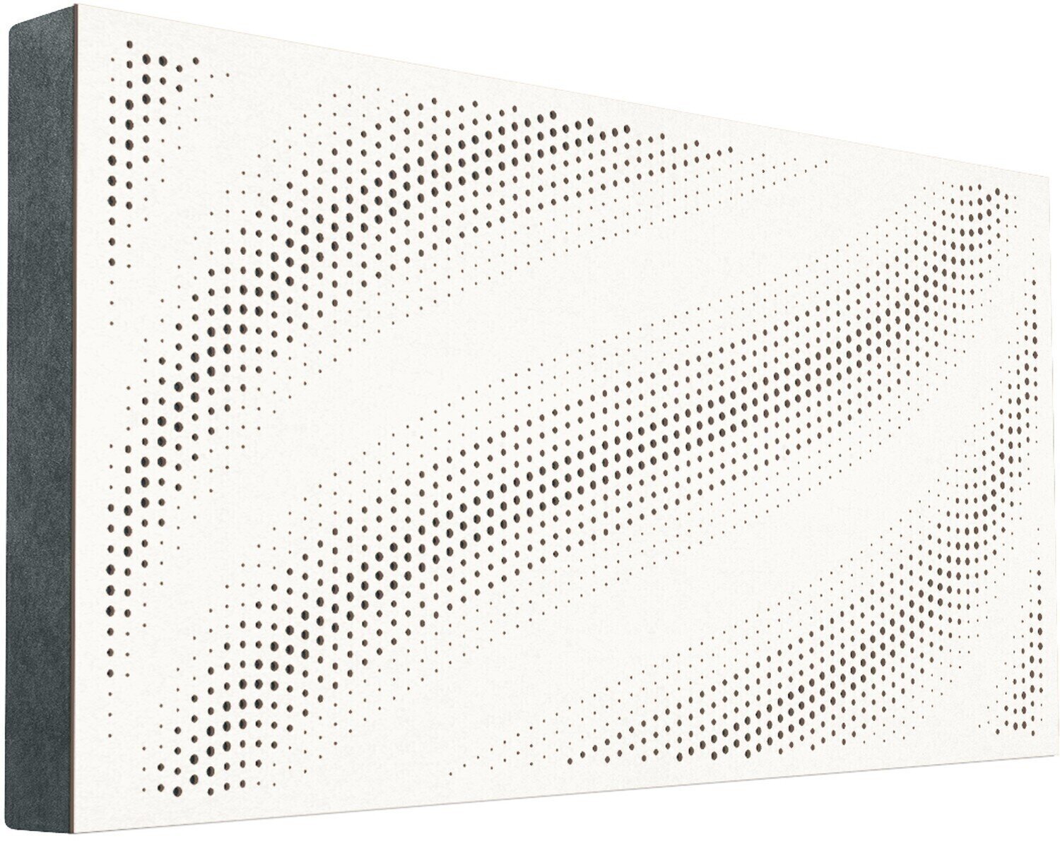 Panneau de bois absorbant Mega Acoustic FiberPRO120 Tangens White/Gray Panneau de bois absorbant