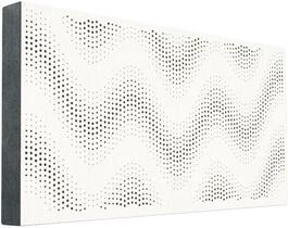 Mega Acoustic FiberPRO120 Sinus White/Gray Absorbent wood panel (Like new)