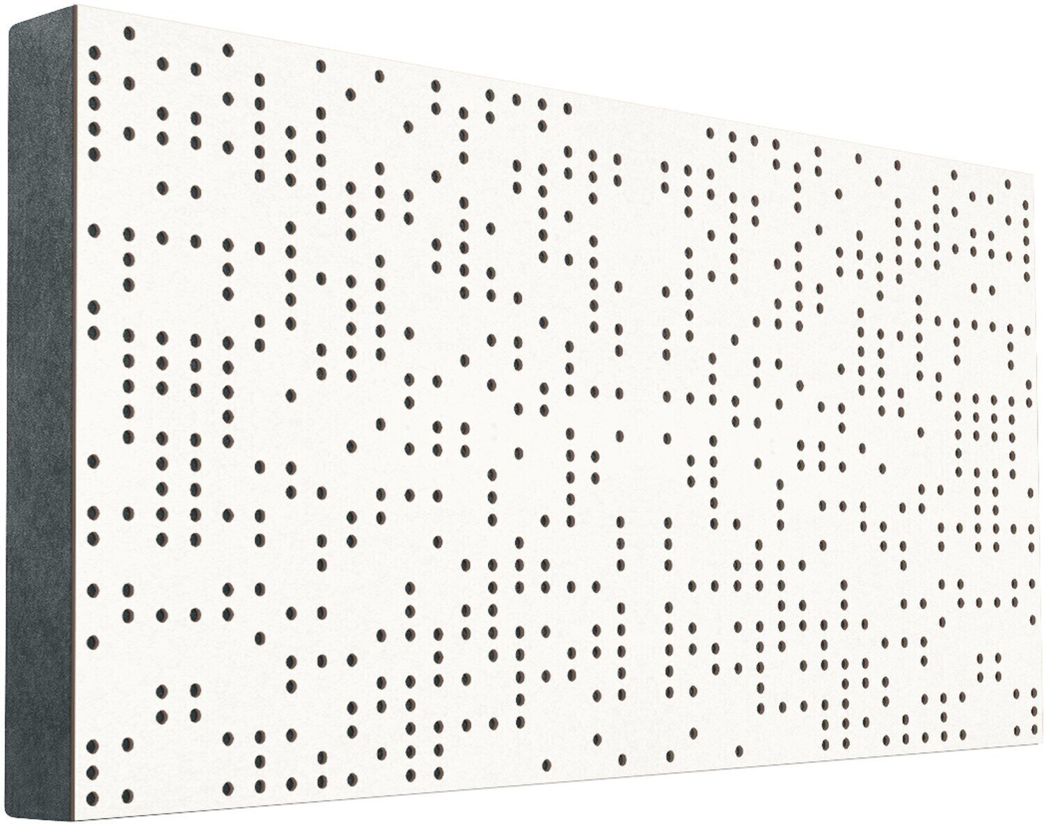 Absorbent wood panel Mega Acoustic FiberPRO120 Binary Diffuser Negative White/Gray Absorbent wood panel