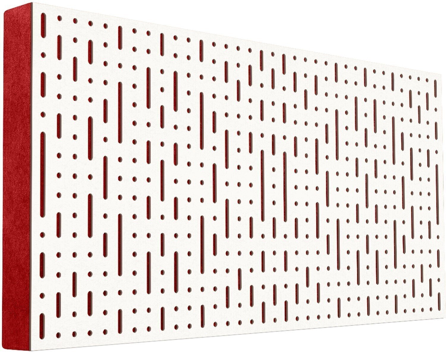 Absorbent wood panel Mega Acoustic FiberPRO120 Binary Bean White/Red Absorbent wood panel