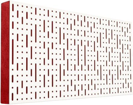 Absorberende træpanel Mega Acoustic FiberPRO120 Binary Bean White/Red Absorberende træpanel - 1