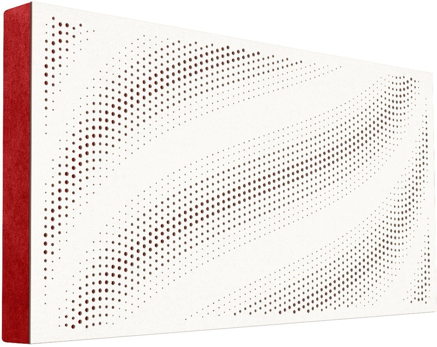 Absorpční dřevěný panel Mega Acoustic FiberPRO120 Tangens White/Red Absorpční dřevěný panel