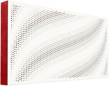 Absorpční dřevěný panel Mega Acoustic FiberPRO120 Tangens White/Red Absorpční dřevěný panel - 1