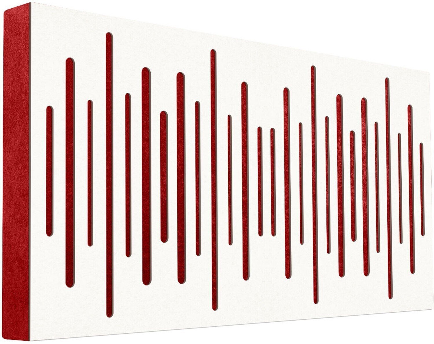 Absorbent wood panel Mega Acoustic FiberPRO120 Spectrum White/Red Absorbent wood panel