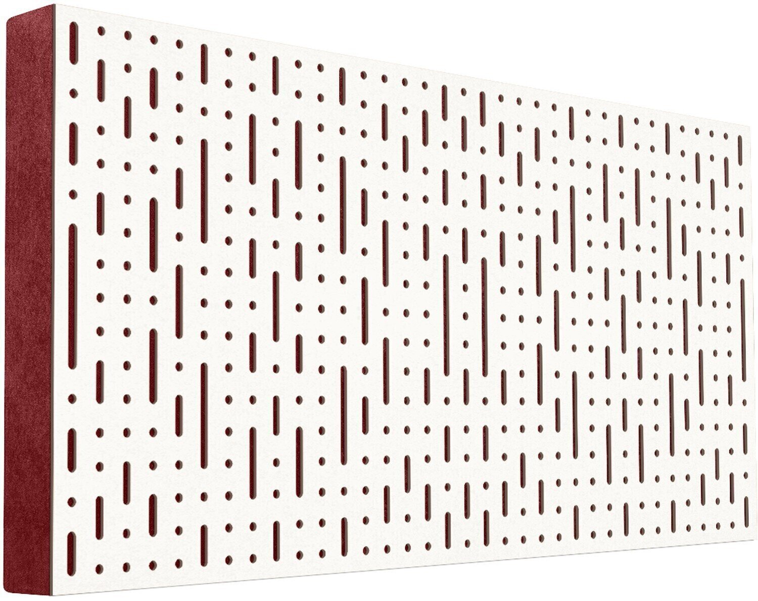 Panou absorbant din lemn Mega Acoustic FiberPRO120 Binary Bean White/Dark Red Panou absorbant din lemn