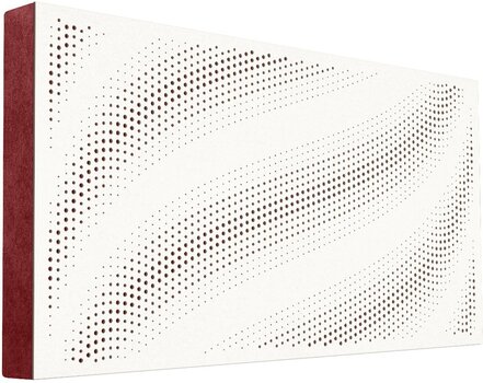 Absorberande träpanel Mega Acoustic FiberPRO120 Tangens White/Dark Red Absorberande träpanel - 1