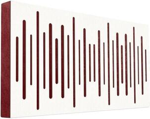 Absorbent leseni panel Mega Acoustic FiberPRO120 Spectrum White/Dark Red Absorbent leseni panel