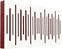 Absorbent leseni panel Mega Acoustic FiberPRO120 Spectrum White/Dark Red Absorbent leseni panel