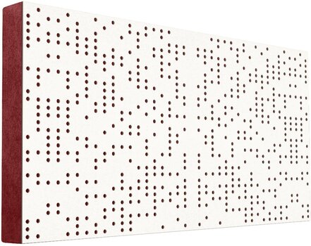 Absorbent leseni panel Mega Acoustic FiberPRO120 Binary Diffuser Negative White/Dark Red Absorbent leseni panel - 1