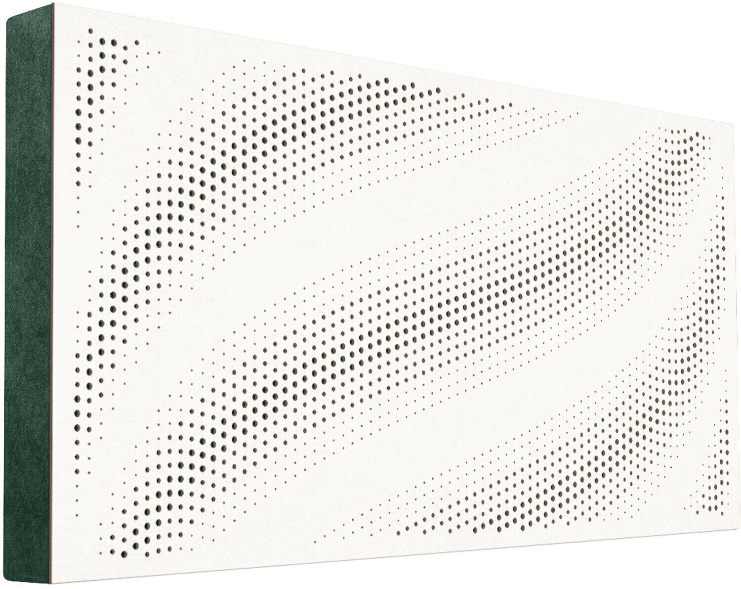 Absorpčný drevený panel Mega Acoustic FiberPRO120 Tangens White/Green Absorpčný drevený panel