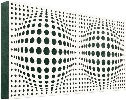 Absorbent Holzplatte Mega Acoustic FiberPRO120 AcouSphere White/Green Absorbent Holzplatte - 1