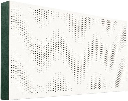 Chłonny panel z drewna Mega Acoustic FiberPRO120 Sinus White/Green Chłonny panel z drewna - 1