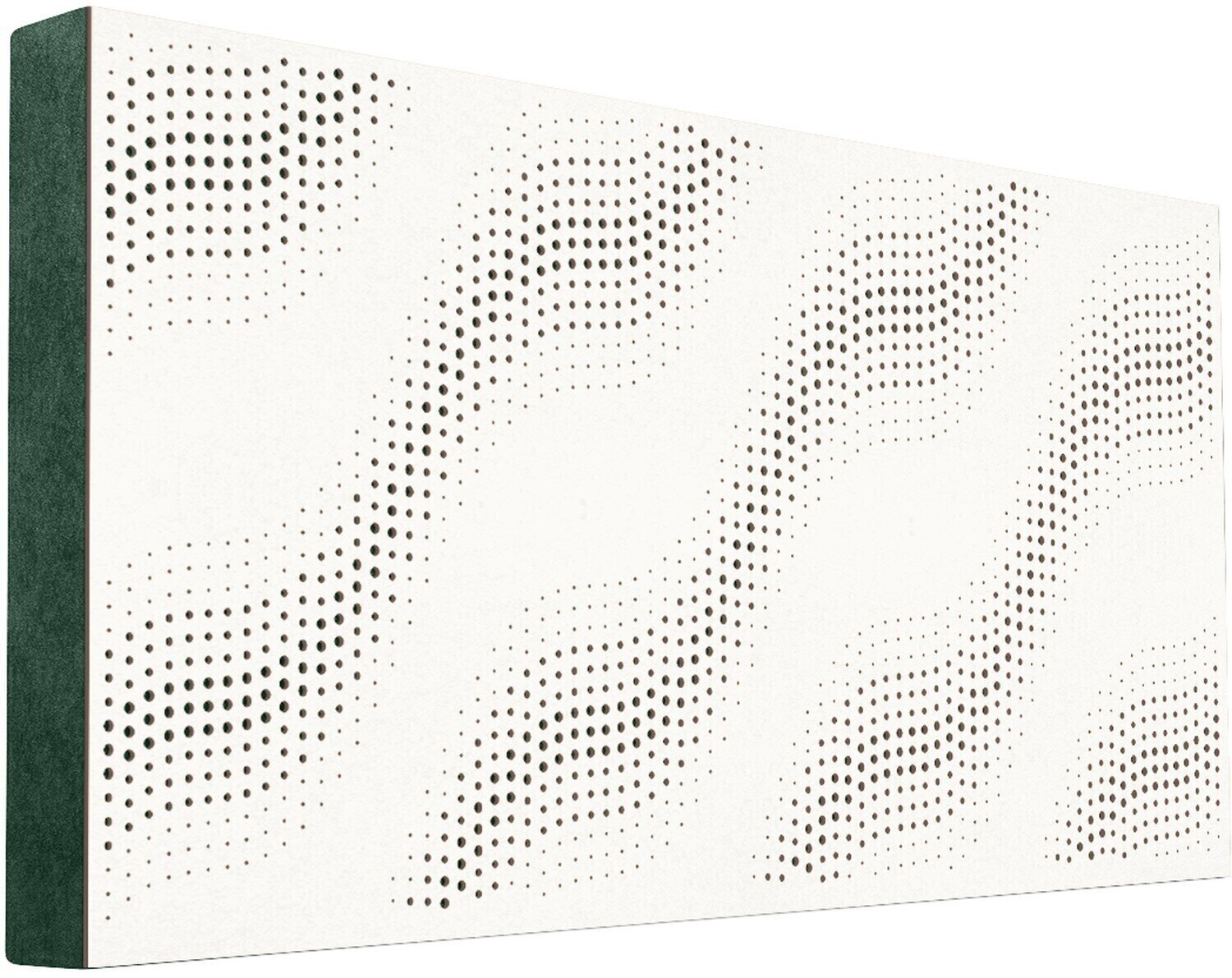 Chłonny panel z drewna Mega Acoustic FiberPRO120 SineWave White/Green Chłonny panel z drewna