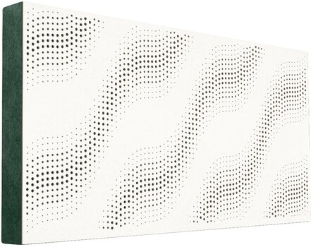 Chłonny panel z drewna Mega Acoustic FiberPRO120 SineWave White/Green Chłonny panel z drewna - 1