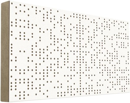 Painel de madeira absorvente Mega Acoustic FiberPRO120 Binary Diffuser White/Beige Painel de madeira absorvente - 1