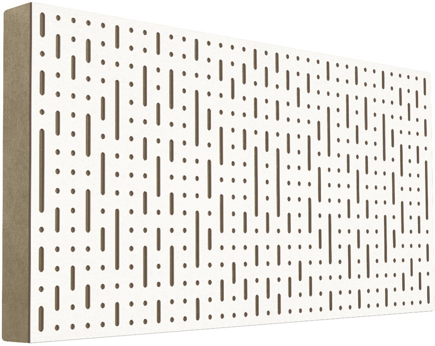 Absorbent wood panel Mega Acoustic FiberPRO120 Binary Bean White/Beige Absorbent wood panel