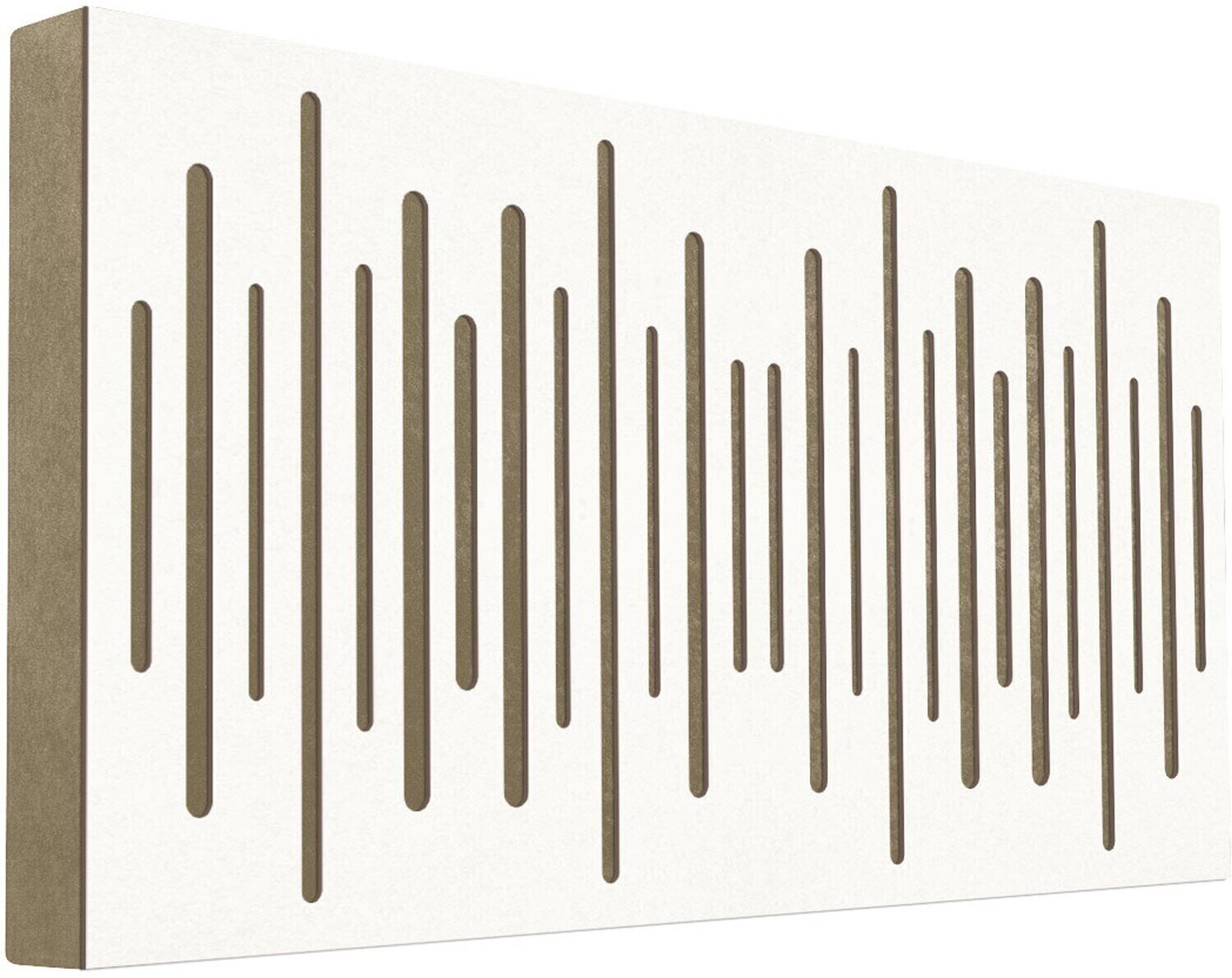 Panneau de bois absorbant Mega Acoustic FiberPRO120 Spectrum White/Beige Panneau de bois absorbant