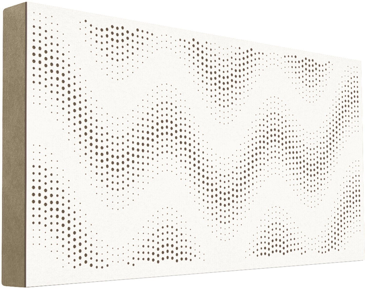 Absorpční dřevěný panel Mega Acoustic FiberPRO120 Sinus White/Beige Absorpční dřevěný panel