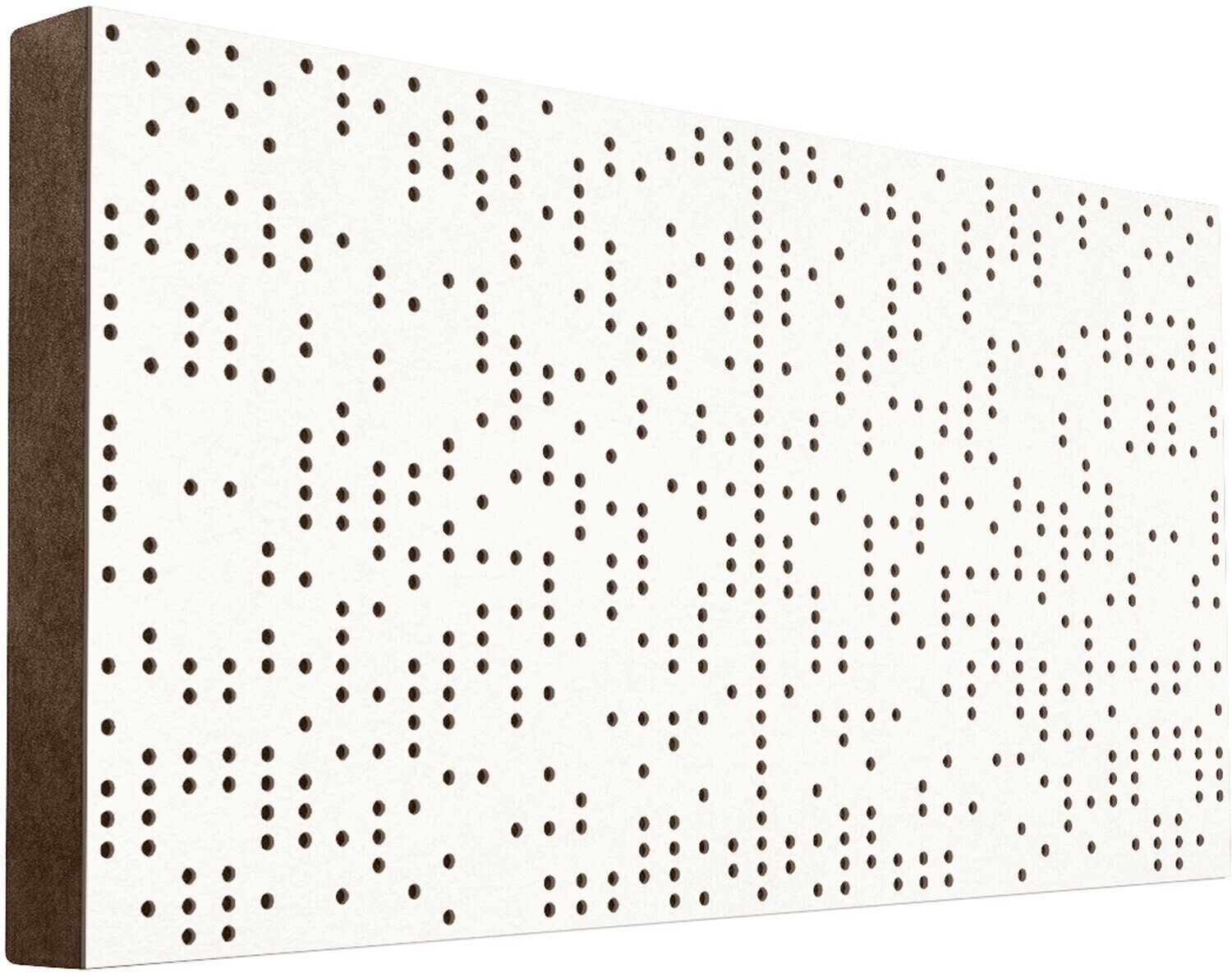 Absorbent wood panel Mega Acoustic FiberPRO120 Binary Diffuser White/Brown Absorbent wood panel