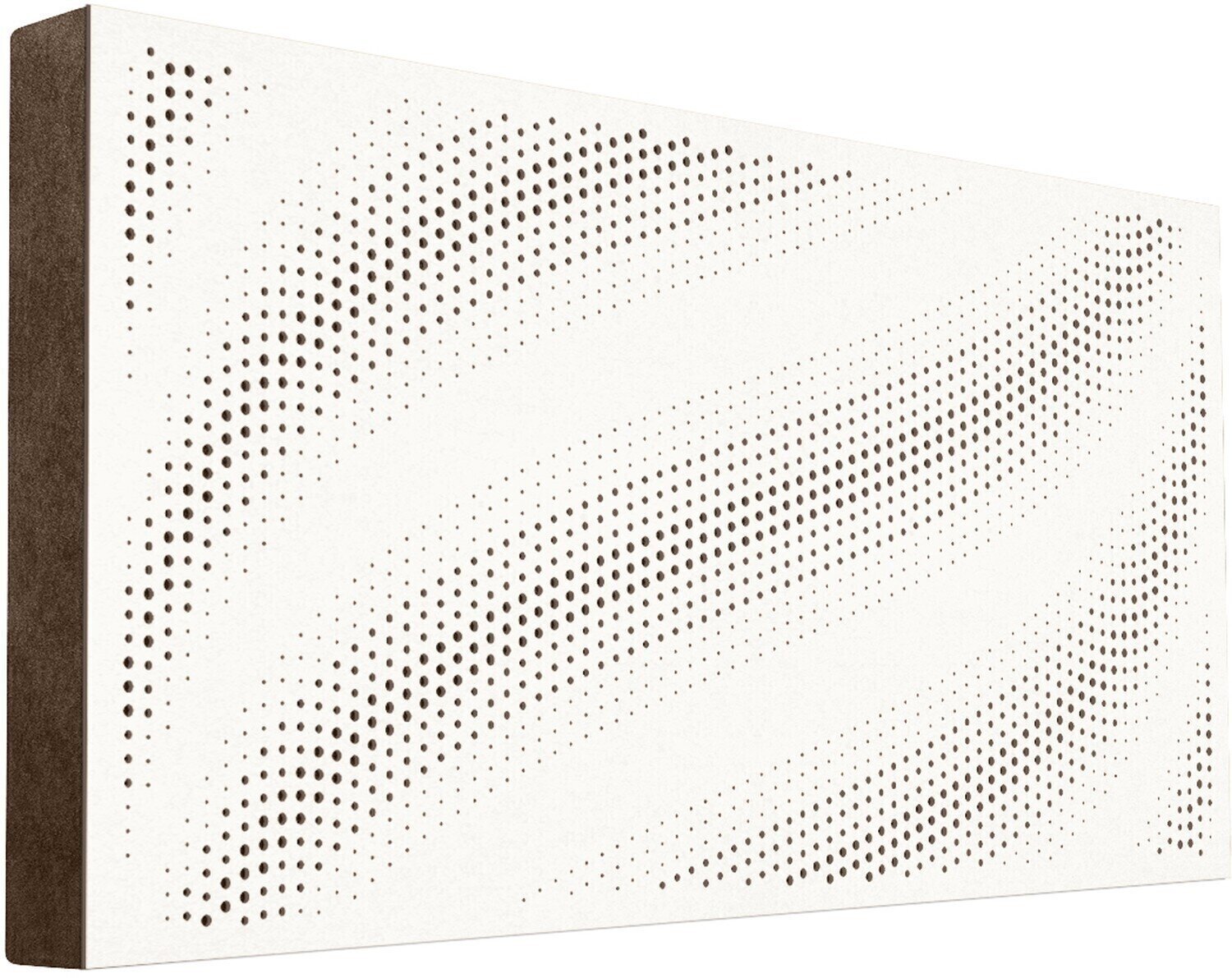 Absorpční dřevěný panel Mega Acoustic FiberPRO120 Tangens White/Brown Absorpční dřevěný panel